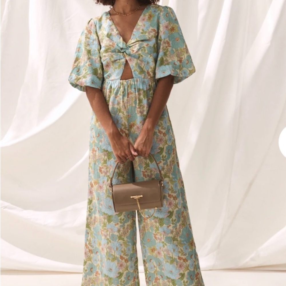 Anthropologie Sancia The Aida Jumpsuit Small